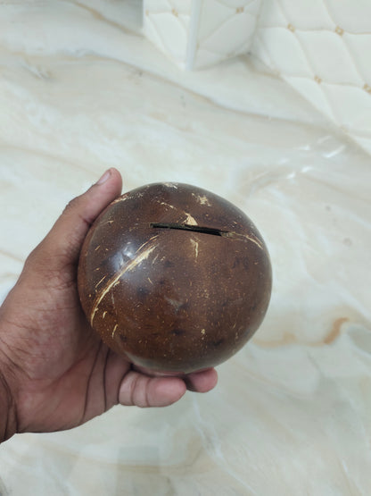 Coconut shell piggy bank premium quality and durable