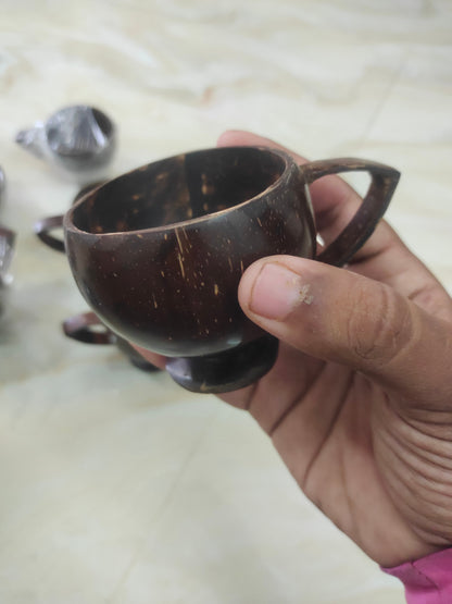 Coconut shell cup