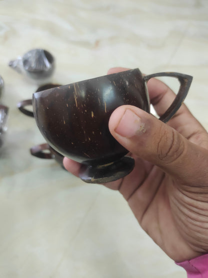 Coconut shell cup